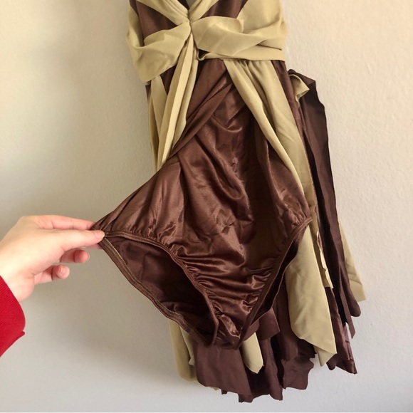 NWT Vintage Curtain Call “I Will Remember You” Brown and Tan Dance Costume Dress - Picture 2 of 10